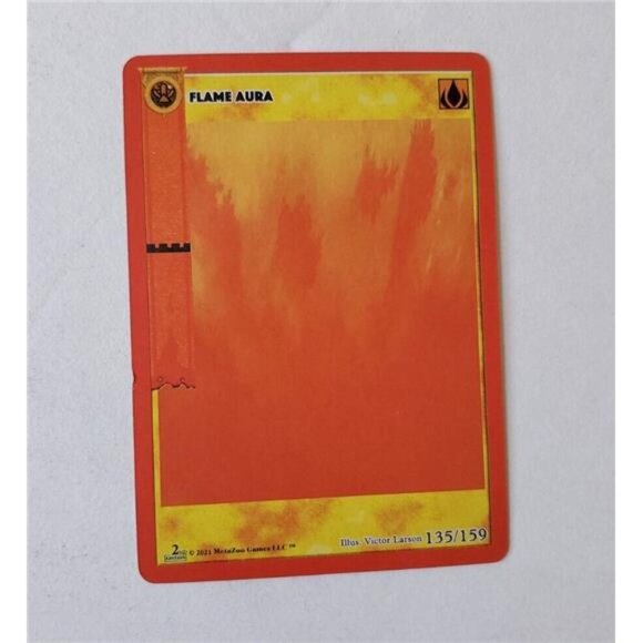 Flame Aura Metazoo Collectible Card Game Spell 2nd Edition 135/ 159 Single. - Picture 2 of 8